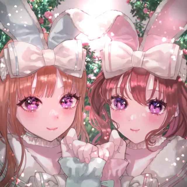 うさぎ耳のふたご