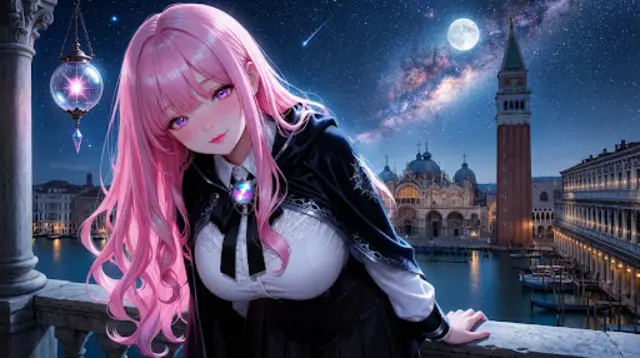 星降る夜の街